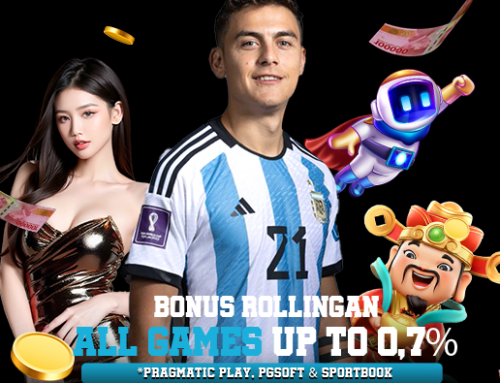 BONUS ROLLINGAN UP TO 0.7 % (SLOT GAMES, LIVE CASINO & SPORTSBOOK)