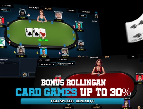 BONUS EXTRA MINGGUAN Up to 30% – CARD GAMES ( Texaspoker & Domino QQ )